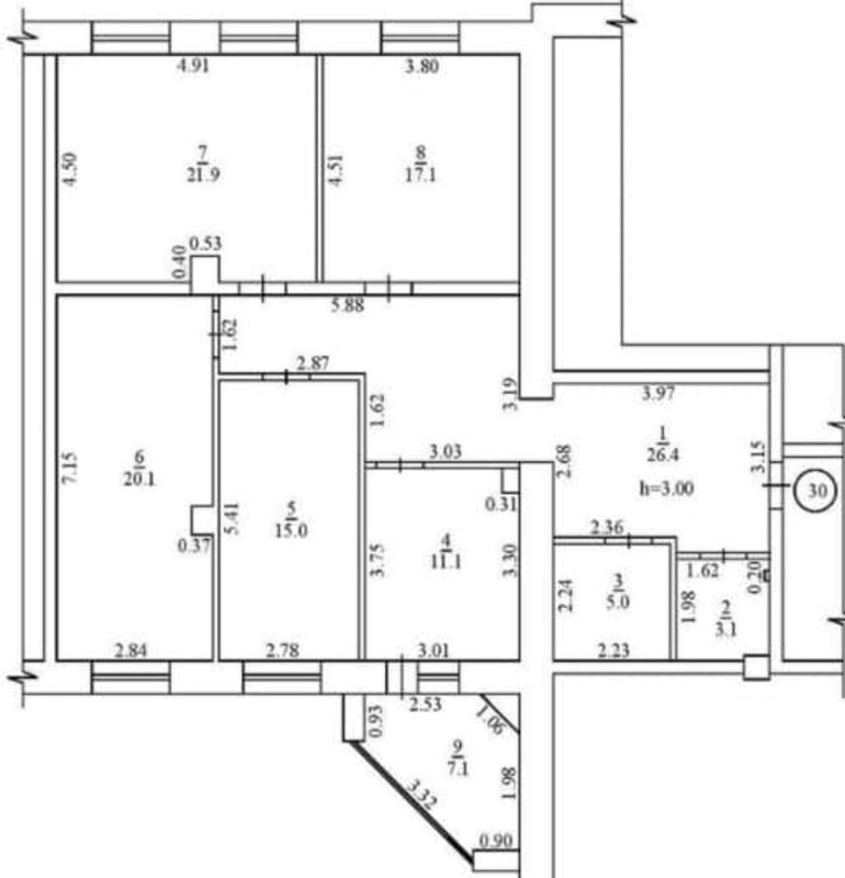 Пропонуємо Ваші увазі унікальна можливість стати власником трьохкімнатної квартири у житловому комплексі ЖК Гайок фото 1
